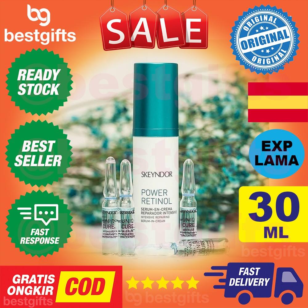 SKEYNDOR POWER RETINOL INTENSIVE SERUM IN CREAM KRIM WAJAH ANTI PENUAAN KERIPUT BINTIK GELAP 30 ML