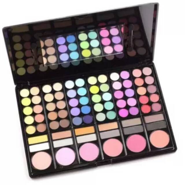 Aritra Palette Makeup Kit Set Box 78 Colour - Kotak Kosmetik Eyeshadow BlushOn Lipstick Shading