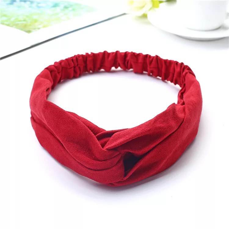 Bando Rambut Korea Bandana Rajut Aksesoris Wanita Karet Bando/Bandana Simpul