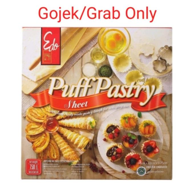 

khusus gojek / grab edo puff pastry sheet 750gr TERLARIS TERPERCAYA ORIGINAL