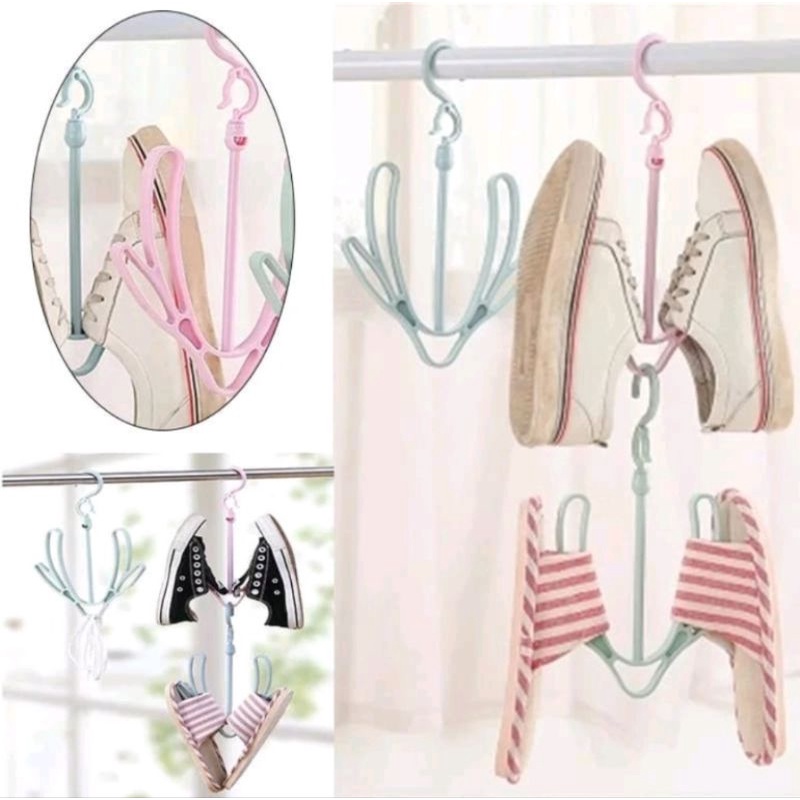 Hanger sepatu sandal gantungan kaos Kaki