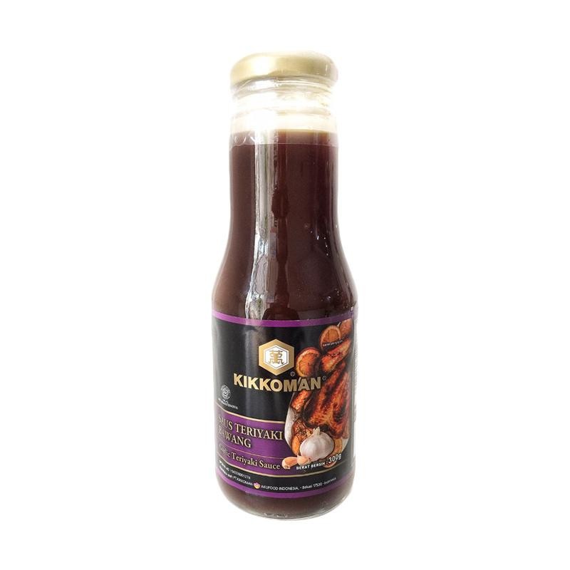 SAUS KIKKOMAN GARLIC TERIYAKI BAWANG SAUCE 300GR HALAL