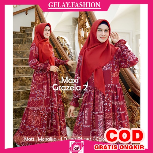 Gamis Kondangan Mewah // Baju Pesta 2022 Gazela TL, Monalisa Premium Gamis Jumbo Murah Fit to XL