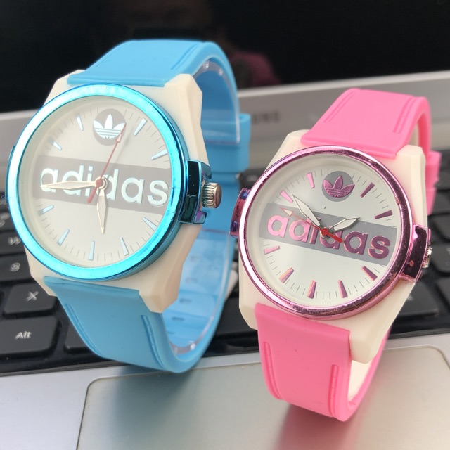 ［Ready Stock］Jam tangan fashion wanita pria karet a*d ready 8warna s1048