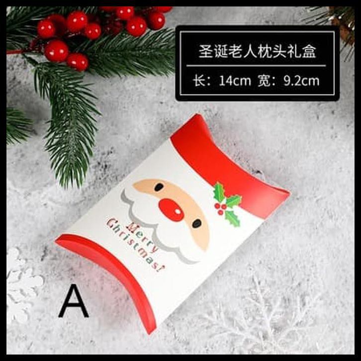 

Promo Special Christmas Gift Pillow Box 17 / Kotak Kado Souvenir Natal