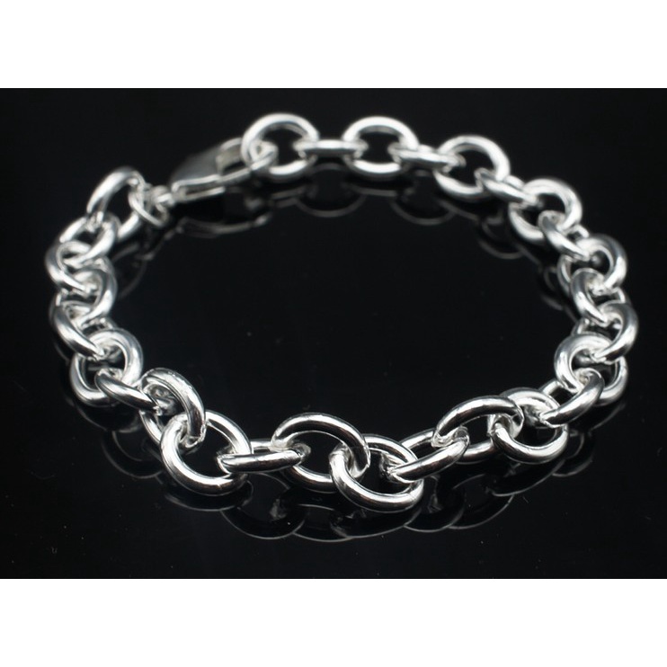 Gelang Kepang Bahan Stainless Steel Lapis Silver Untuk Wanita