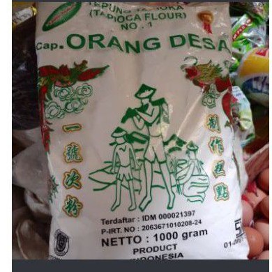 

Tepung Tapioka Sagu Tani Bumi Kencana cap orang desa 1000 gram