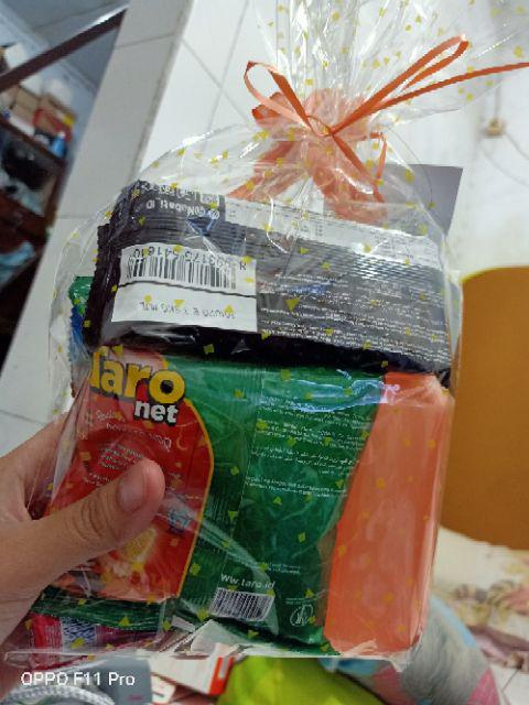 Parcel Bingkisan Snack + Botol Minum Kemasan Ulang Tahun