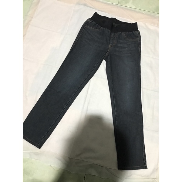 THRIFT/PRELOVED Celana Bermerk/Branded Bangbang Jeans/Denim Stretch Panjang Dark grey