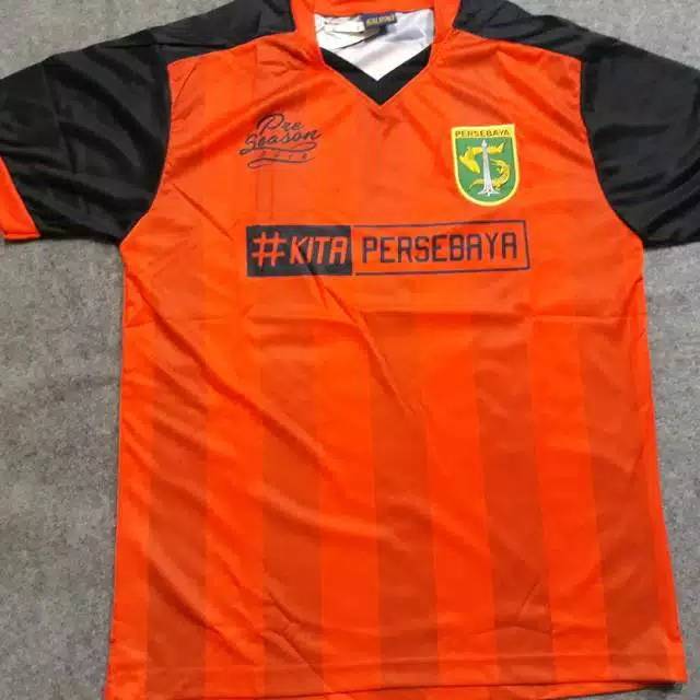 Jersey persebaya preseason training gk kiper oren