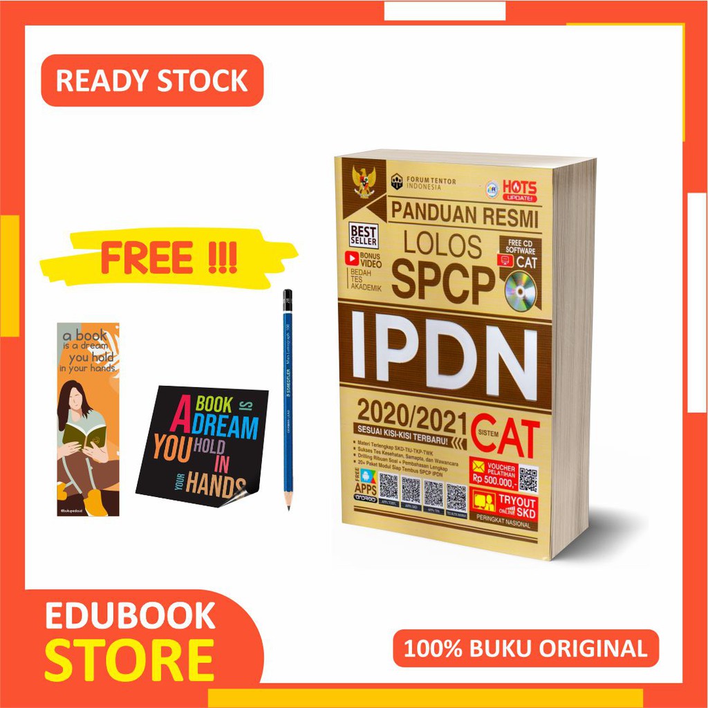 

PANDUAN RESMI LOLOS SPCP IPDN 2020/2021 - FORUM EDUKASI - (BONUS PENSIL 2B, BOOKMARK, STIKER)