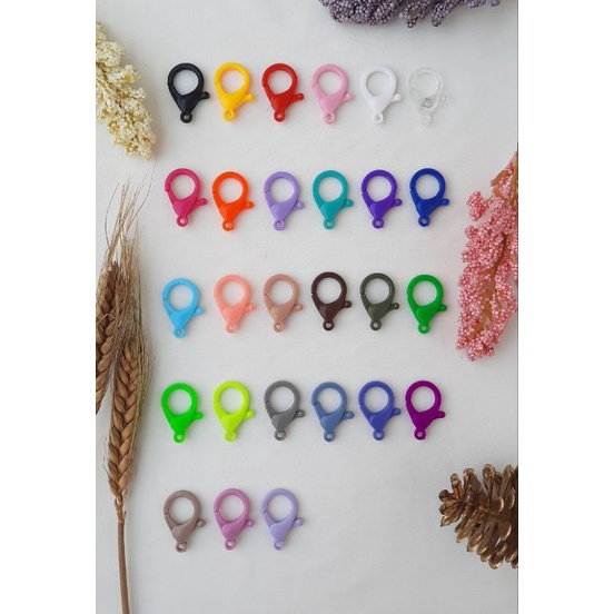 Kokot Udang Lobster 25mm - 1pcs / Kait Plastik Kalung Masker