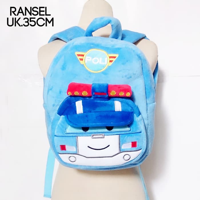 Yas ransel anak tk paud boneka poli pesawat amber souvernir kado ultah thomas sekolah