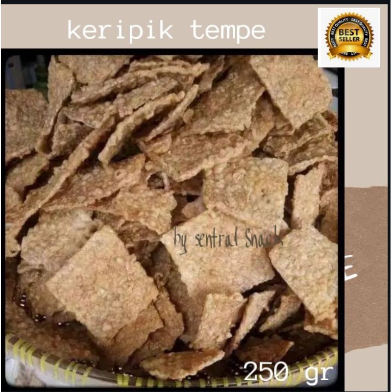 

tempe keripik/keripik tempe cemilan makanan ringan enak dan murah khas bandung aneka rasa 250 gr