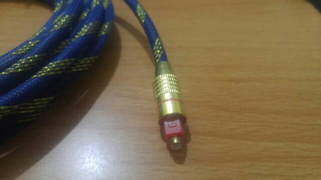 KABEL AUDIO OPTIC/SPDIF/TOSLINK HIGH QUALITY GOLDPLATED 5 METER