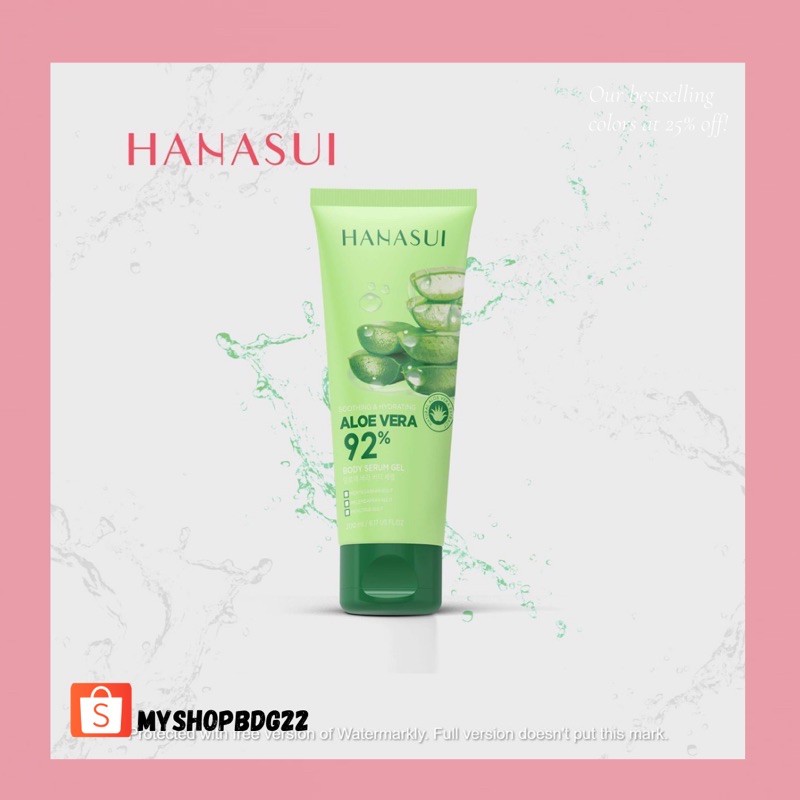 Hanasui Body Serum Gel / Body Serum Vitamin C / Body Serum Aloe Vera / Body Serum Sakura