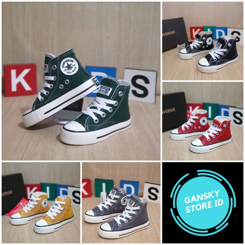 SEPATU ANAK CONVERSE 70S HITAM PREMIUM HIGH QUALITY CONVERSE ANAK MURAH