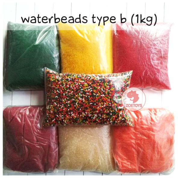 Zoetoys Waterbeads 1kg / hydrogel kiloan / water beads | edutoys | mainan edukasi sensory toy grosir