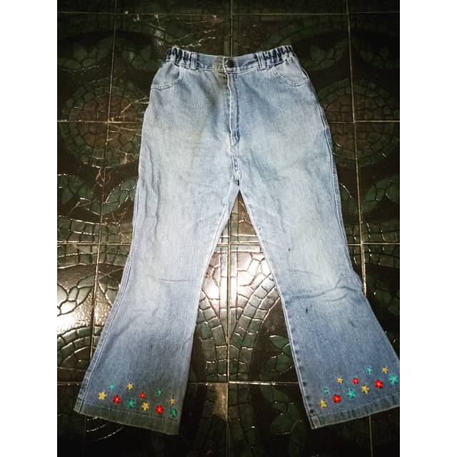 Celana Jeans Bordir