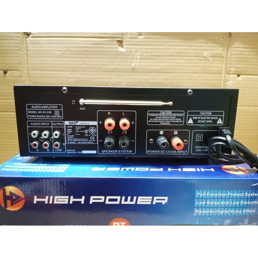 AMPLIFIER HIGH POWER TYPE 777 B-1BT BLUETOOTH USB AMPLIFIER