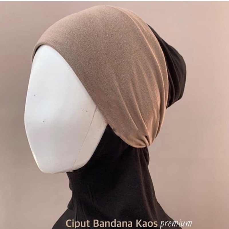 Ciput Bandana Kaos Premium / Ciput Bandana / Ciput Kaos / Ciput Bando Kaos / inner bandana kaos -mw