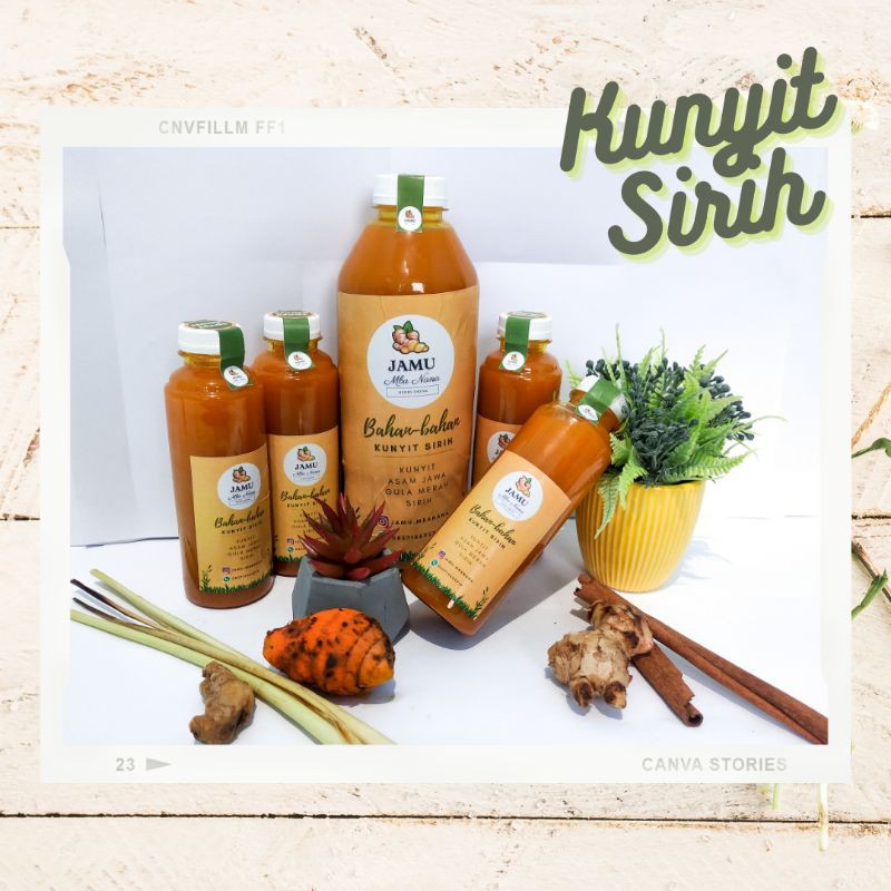 

Jamu Kunyit Asem plus Sirih
