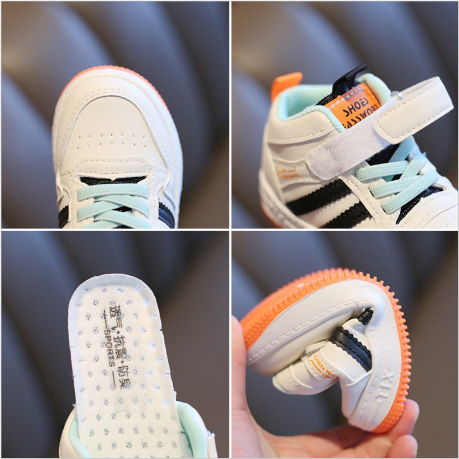 ChubbyGlory SH20150 Bisa COD Sepatu Sneakers Anak 1 Tahun - 6 Tahun Import Terbaru Anti Slip dengan Strap Perekat Size 21-32