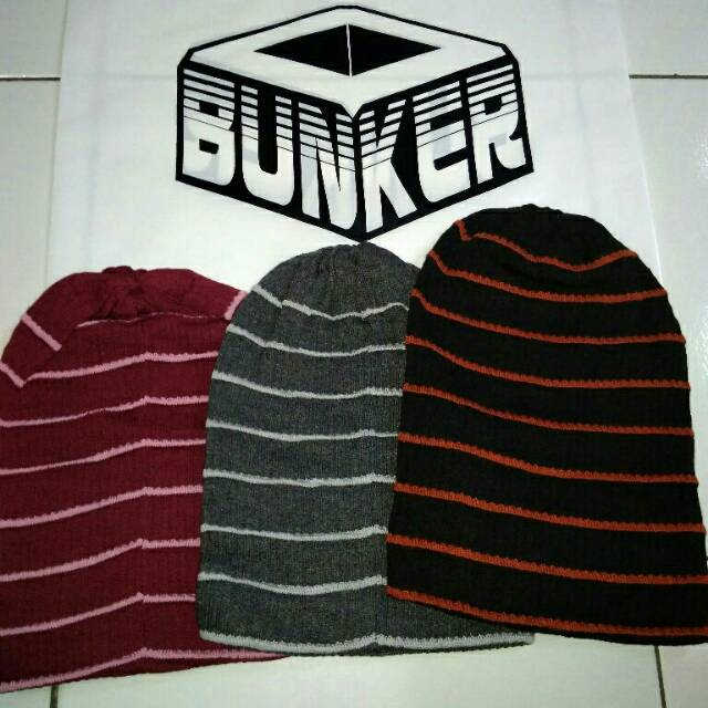 topi kupluk topi rajut beanie pria wanita