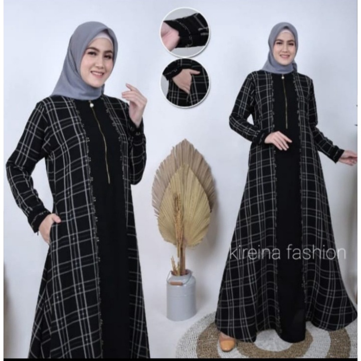 Gamis Hikmat Dress Kw Ori Kireina