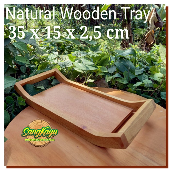 Nampan nampan kayu Wooden Tray nampan saji serving tray