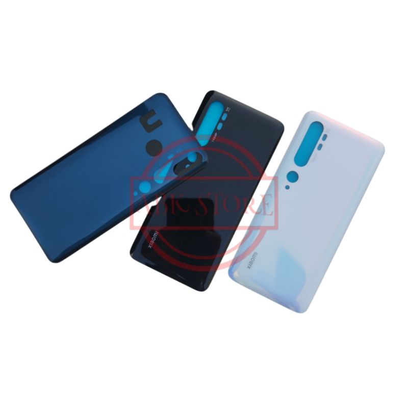 TUTUP BELAKANG BACKDOOR COVER BATERAI BACK GLASS XIAOMI MI NOTE 10 / PRO BACKCOVER BACK CASING