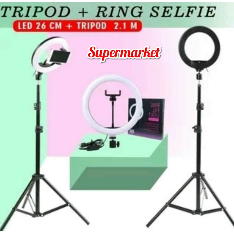 Ringh Light 26cm &amp; Light Tripod 26cm &amp; Light Tripod 2m selfie Vlogger Streamer