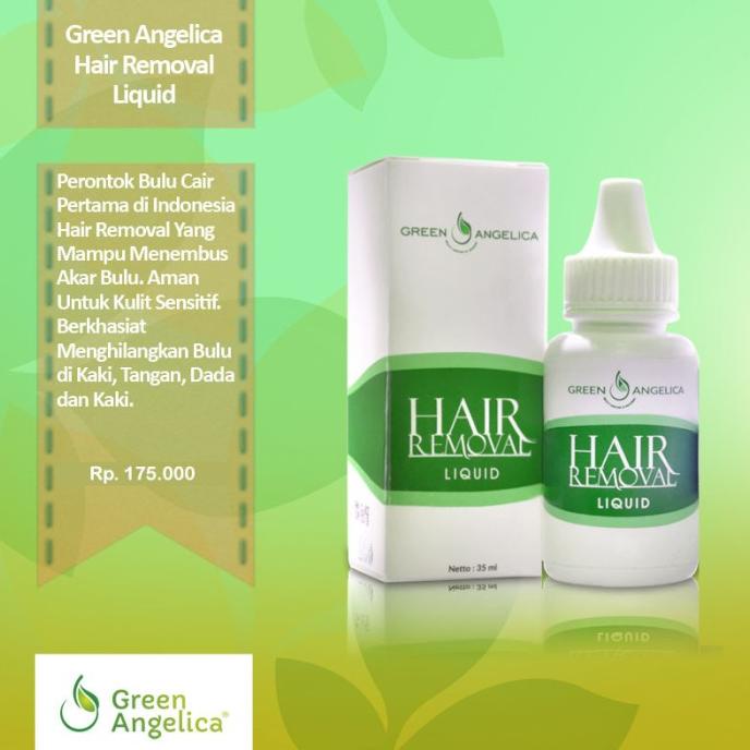 Perontok Bulu Green Angelica,Terbukti Ampuh Hilangkan Bulu Permanen