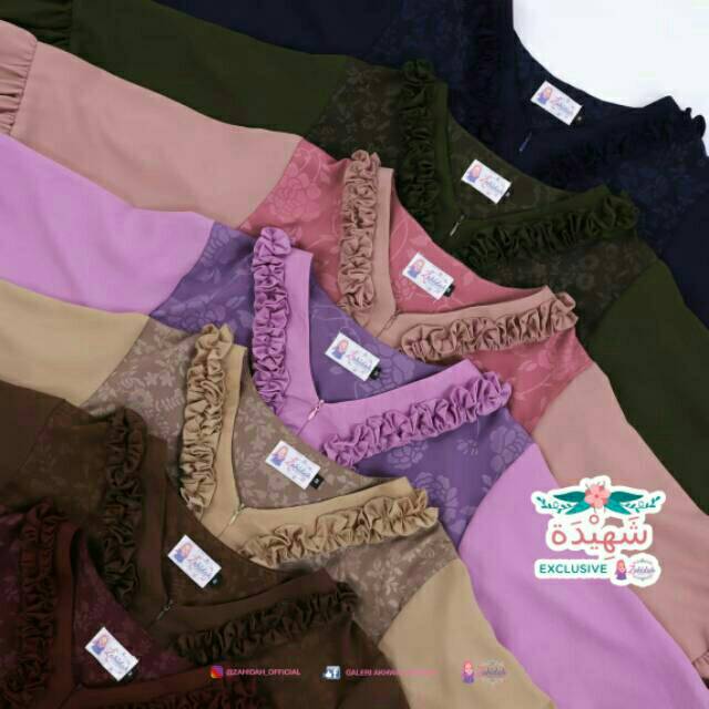 Gamis new syahidah original by zahidah