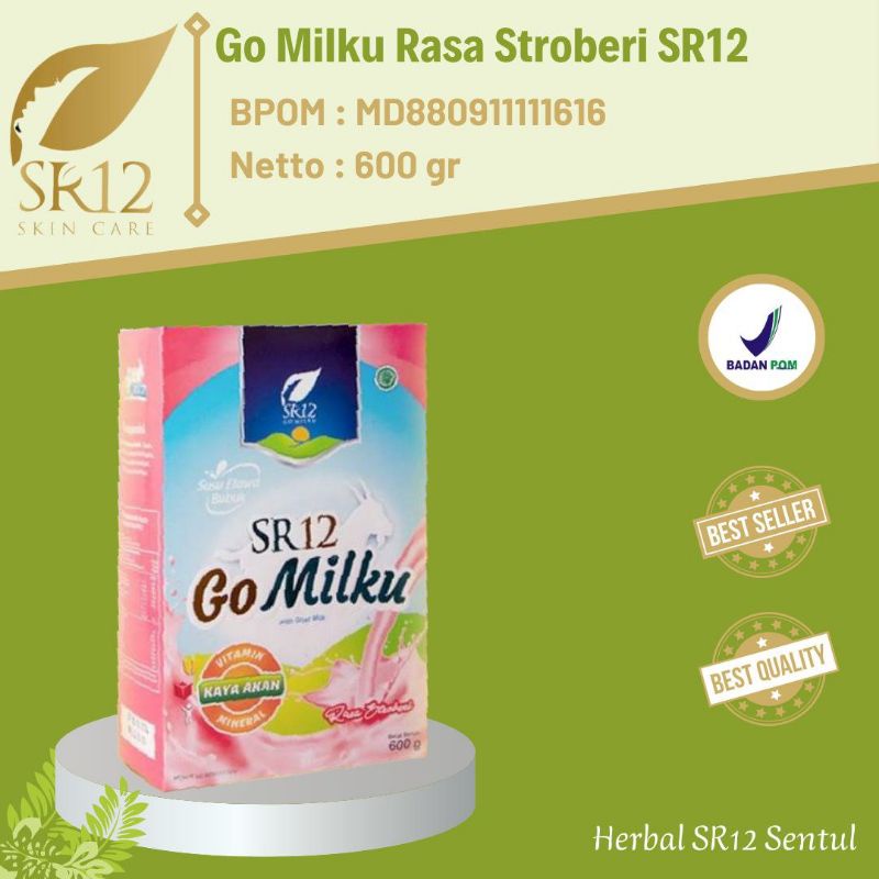 

Susu Kambing Tidak Bau Amis Go Milku Strowbery Sr12 Herbal Bpom