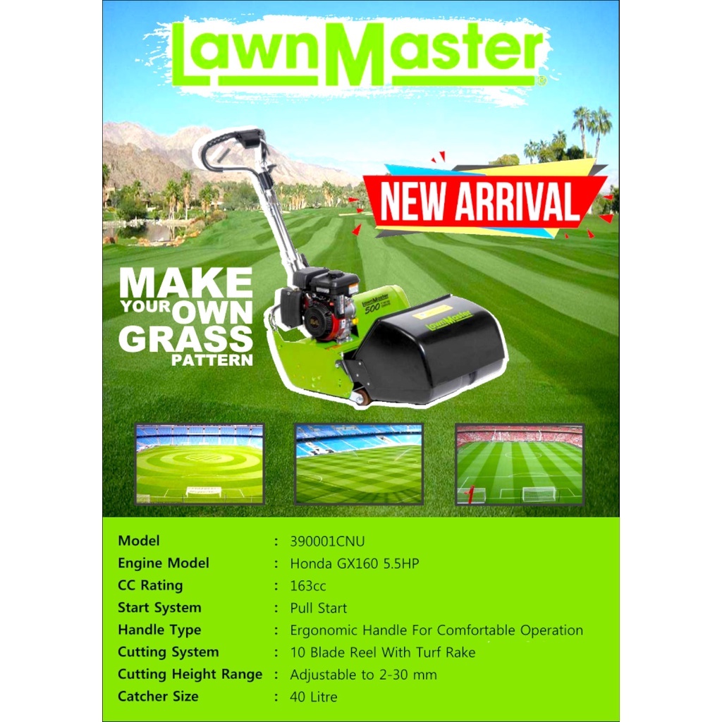 Mesin Potong Rumput Dorong ROVER LAWN MASTER Engine HONDA GX160 5.5HP