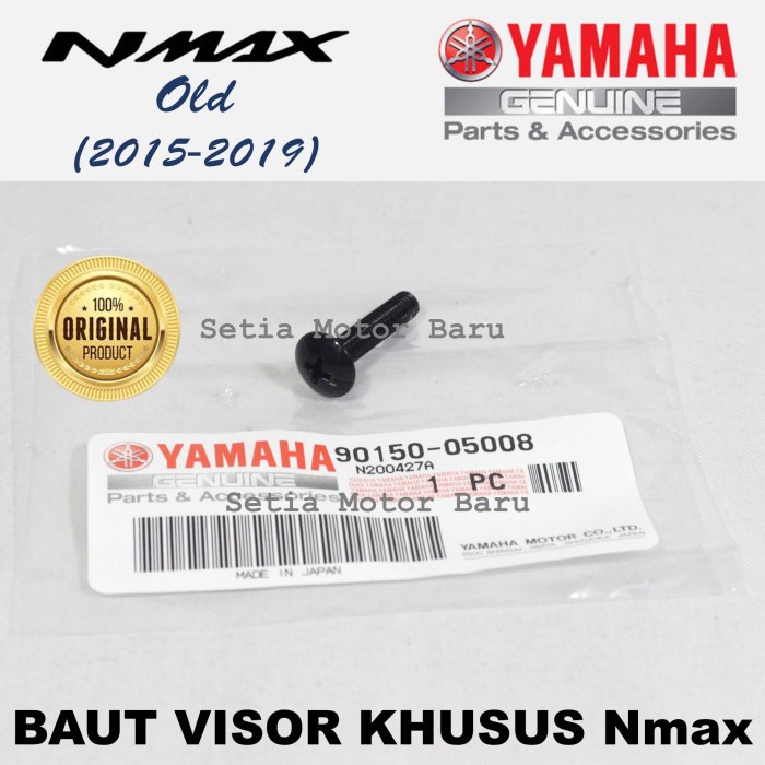 Baut Visor Plastik Motor Yamaha Nmax 2020 N Max Old Vva 2DP B6H Asli Parts Original