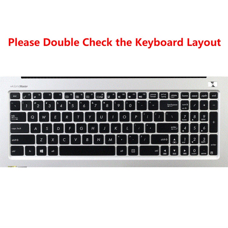 Ultra Thin Silicone Material Keyboard Protective Cover For Asus X550Vc K550L R557L R557L F554Li