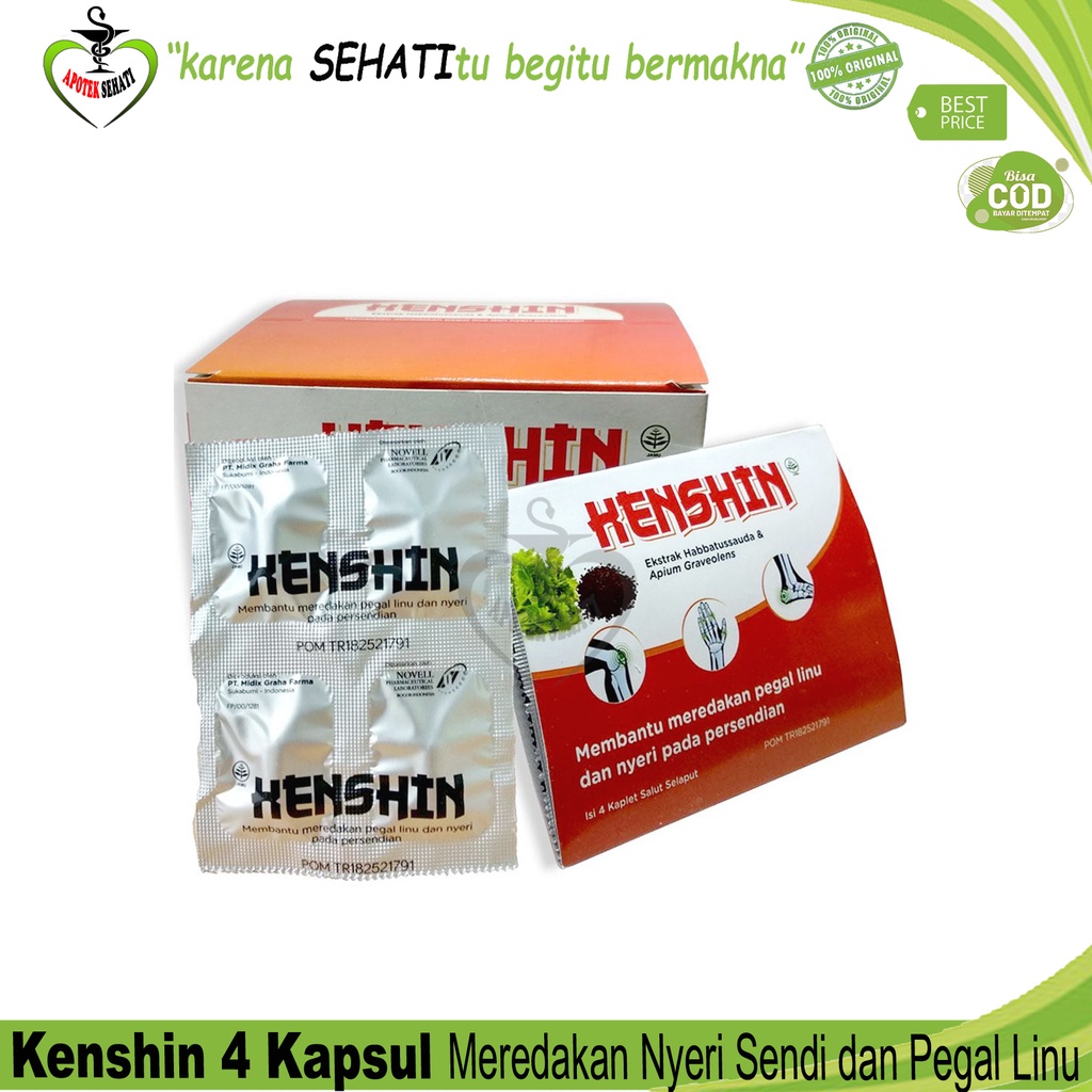 KENSHIN HERBAL ASAM URAT NYERI SENDI PEGAL LINU ENCOK