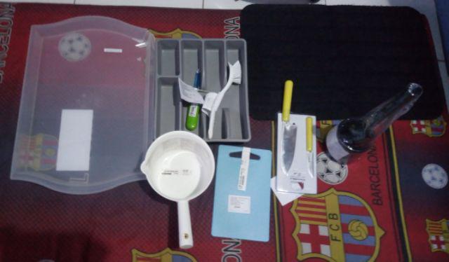 Smla Baki Nampan Tempat Saji Peralatan Dapur, 52x35 Cm, Transparan