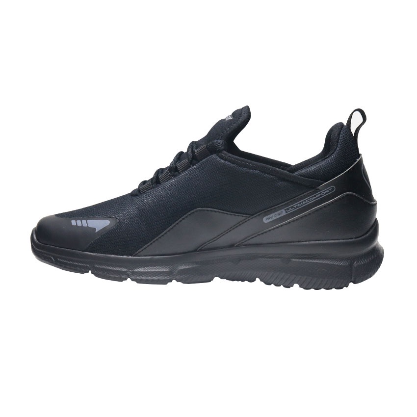 Precise Hanako M Sepatu Sneakers Sport Pria Hitam Size 42 - 44 - All Black