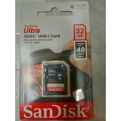 SANDISK ULTRA SDHC 32GB SPEED 48MBPS