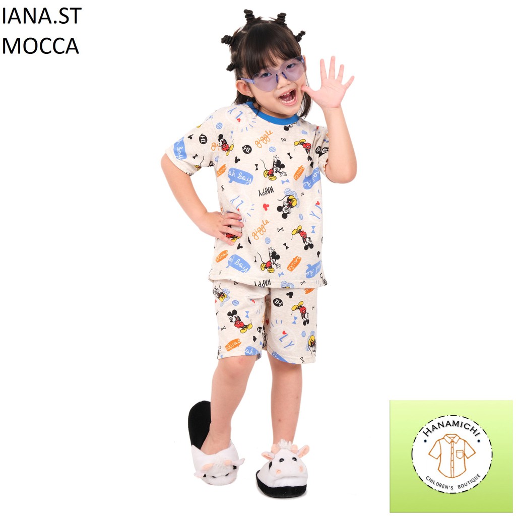 Hanamichi IANA.ST Setelan Anak Lengan Pendek Full Print