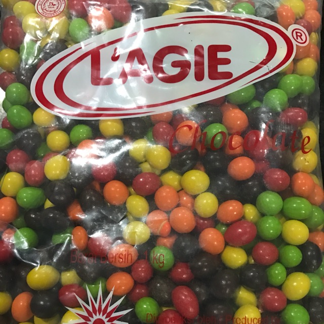 

Lagie febby (isi coklat kacang) 1 kg warna warni