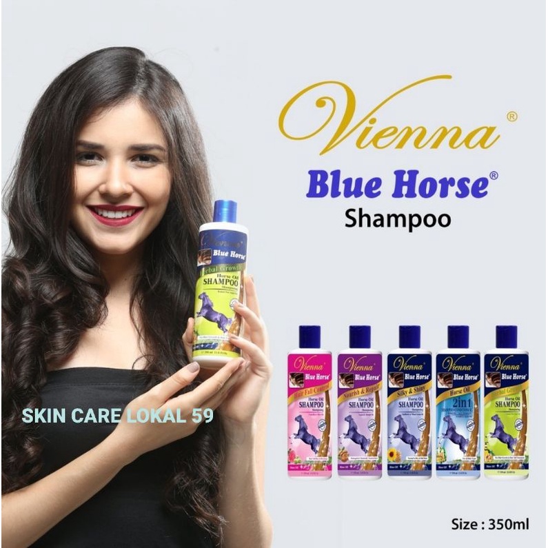 Jual VIENNA SHAMPOO BLUE HORSE SHAMPO KUDA ORIGINAL BPOM 350ML