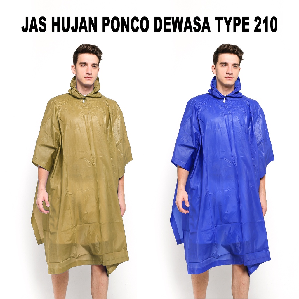 Elephant Jas Hujan Ponco - Poncho Dewasa / Jas Hujan Poncho Gajah - Mantel Ponco Kalong Murah Gajah Elephant Brand 210