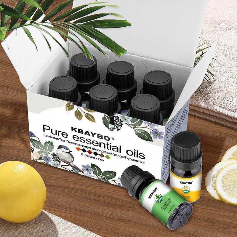 Essential Oil Minyak Aromatherapy Aromaterapi Essensial oil 6 Pcs 10ML Pengharum Pewangi Ruangan