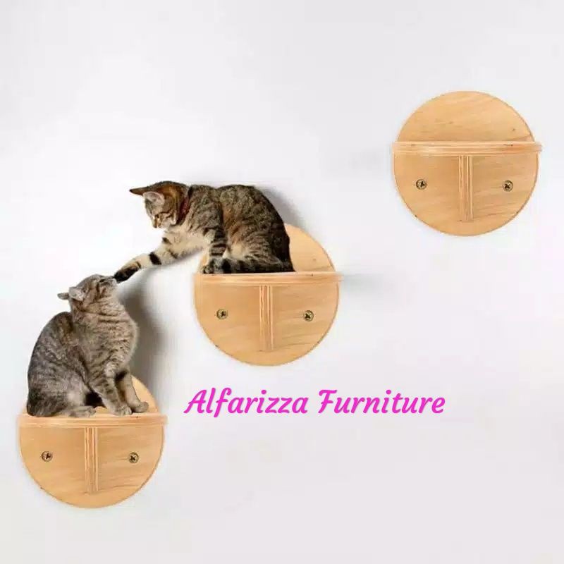 Cat playground kandang kucing kayu pijakan kucing