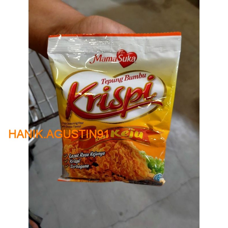 

MamaSuka - Tepung Bumbu Krispi Keju 180 gr