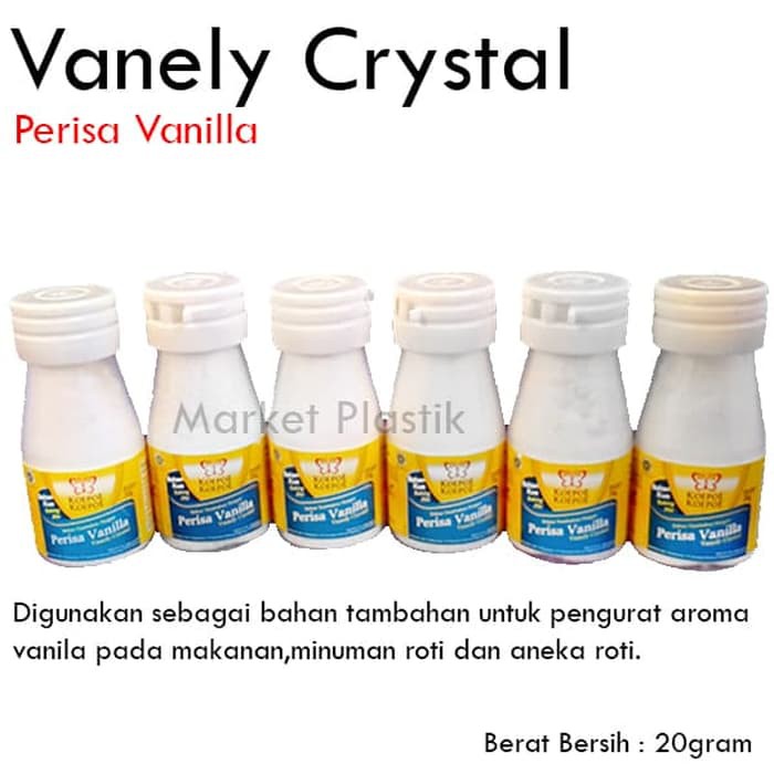 

Perisa Vanilla Koepoe Koepo/Vanili/Vanely Crystal/Bhn Tambahan Pangan